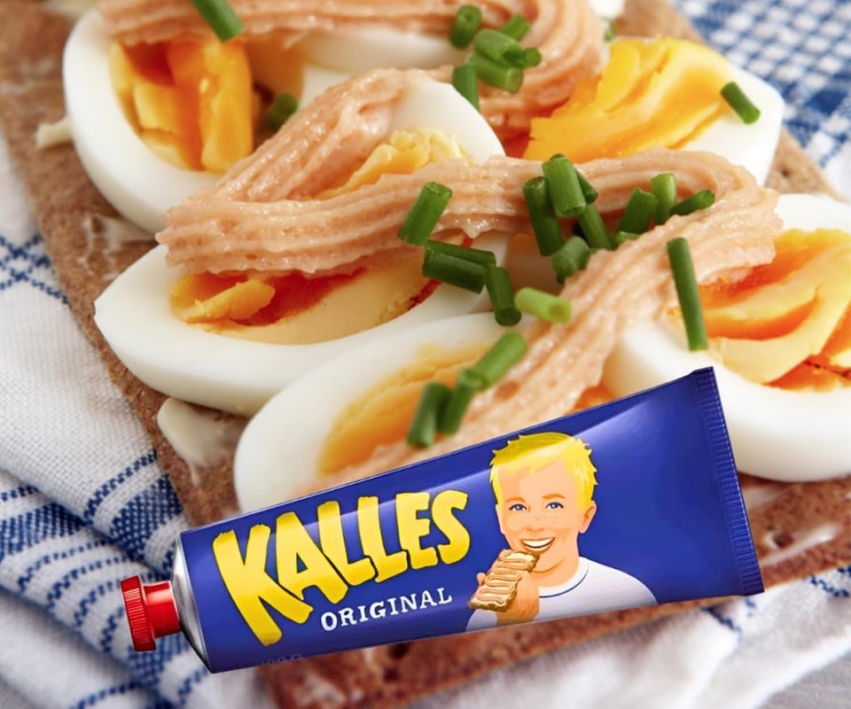 Cod Roe Boiled Kalles Kaviar 3-Pack Swedish Smoked Cod Roe Spread 190g Tubes Imported ...