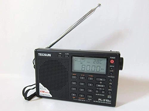 TECSUN Shortwave/AM/FM DSP processing BCL radio PL-310ET Black [NEW] TI - Image 4 of 4