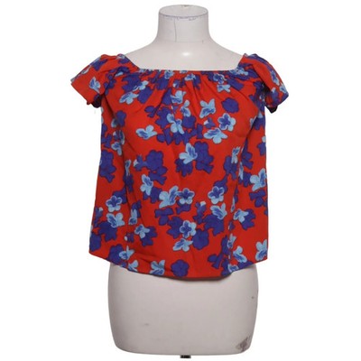 Primark, Top, Größe: 34, Rot/Blau/Mehrfarbig, Polyester, Blumen, Damen #dwO