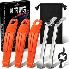 Bike Tire Levers| 3-Pcs Ultra Strong Levers & normal, orange and silver