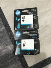 Genuine HP 65 Black Ink Cartridges (Set Of 2) N9K02AN Dated 12/2026+ G