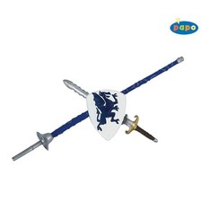 Papo 39260 - Ritter - 10 Schwerter und Schilde