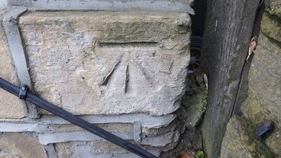Photo 6x4 OS Cut Benchmark on ANC Computers, Great Horton Road Bradford/ c2017