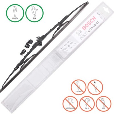 Bosch Automotive 40520 Direct Connect Windshield Wiper Blade 20'' Conventional