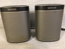 Sonos PLAY:1 Pair of Smart Speakers, blk/gr Workimg, S2 app, Manuf. 11/15