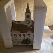 PARTYLITE “The Church” Tealight House - Olde World Village No. 2 Candle Holder