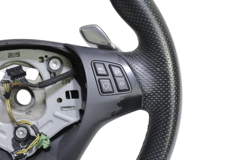 Volante de cuero BMW 335i 328i E90 E92 E93 M-Sport 2007 2008 2009 2010 OEM Foto 2 de 4