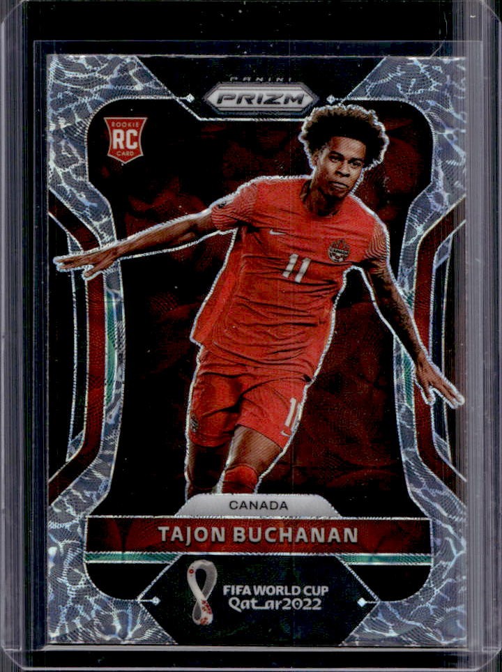 2022 Panini Prizm World Cup Tajon Buchanan RC Choice Elephant SSP Rookie #54