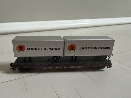 Remolque central Atlas escala N Illinois piggyback plano # 60503 | Condition: Used