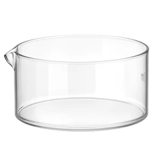 1000mL Borosilicate Glass Crystallizing Dish Flat Bottom Heat Chem Resistant Lab