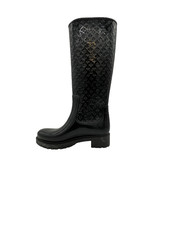 Bottes en caoutchouc noir Louis Vuitton pour femmes UK 3