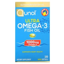 Ultra Omega-3 Fish Oil, Lemon, 180 Mini Softgels (500 mg per Softgel)