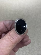 Black Onyx Sterling Ring
