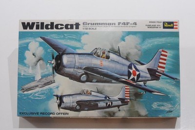 Revell　F4F-4 ワイルドキャット　1/32 REVELL WILDCAT GRUMMAN F4F-4 AIRCRAFT SCALE 1:32 PLASTIC MODEL KIT