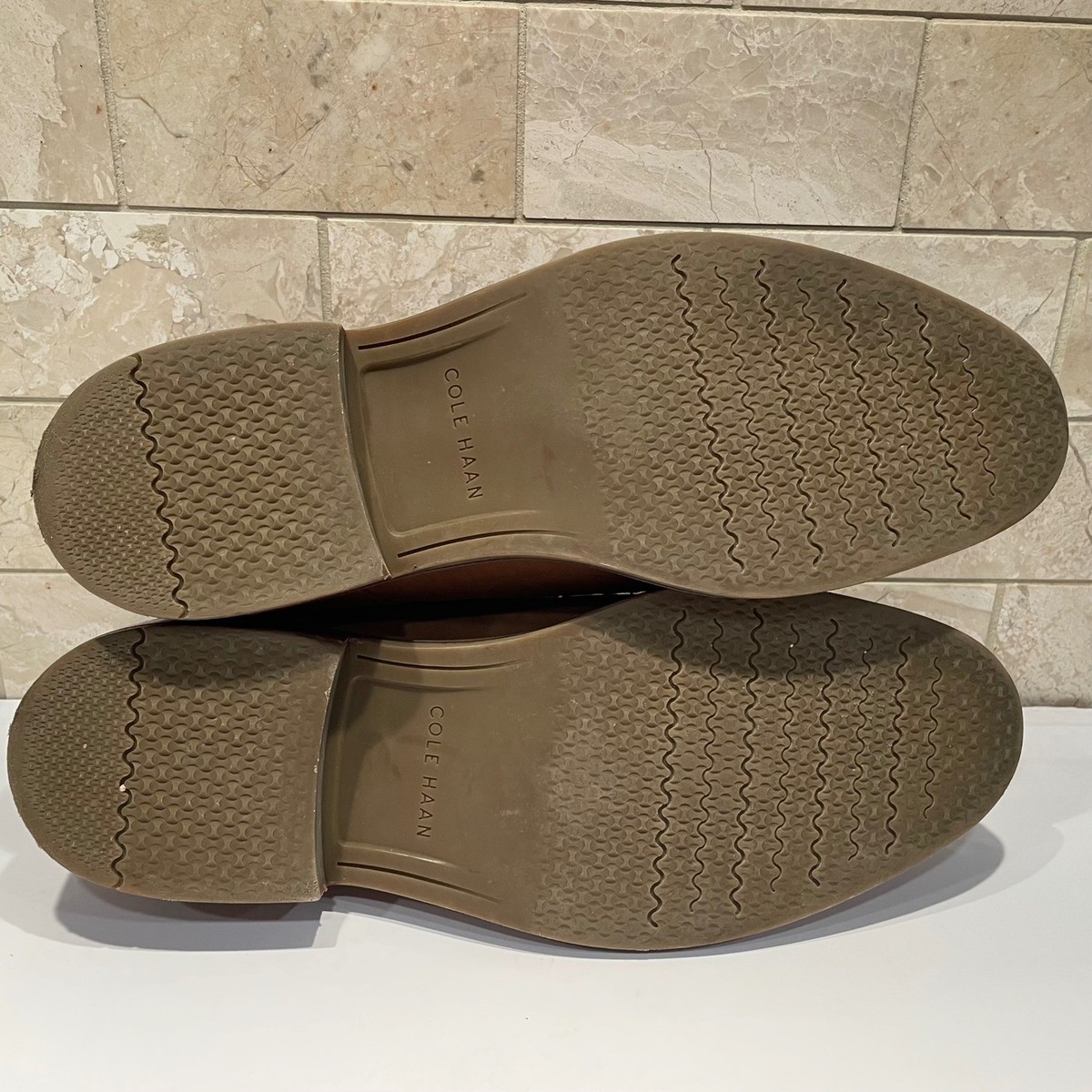 Cole Haan Williams Plain Toe Derby British Tan Leather Dress  display picture 3