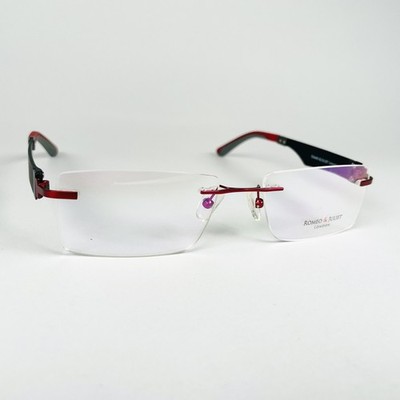 ROMEO & JULLIET Brille ROT RANDLOS Brillengestell MOD: RJ109 C2