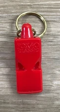 Fox 40 Classic Red Whistle Key Ring