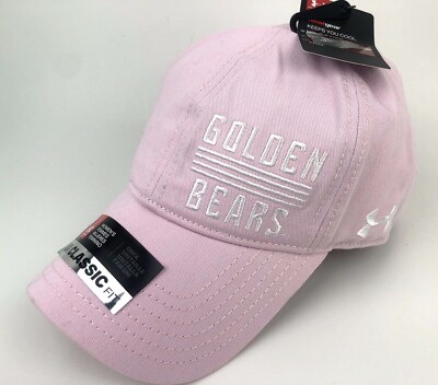 Under Armour California Cal Golden Bears PINK Hat Strap Back UA
