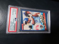 1986 Donruss Cecil Fielder  signed Rookie baseball Card PSA Encapsulated
