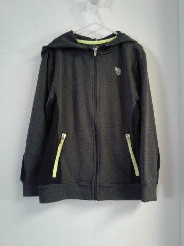 Oshkosh B'gosh Boys Zip Up Hoodie Sweatshirt Grey Black Size 7 - Picture 6 of 6