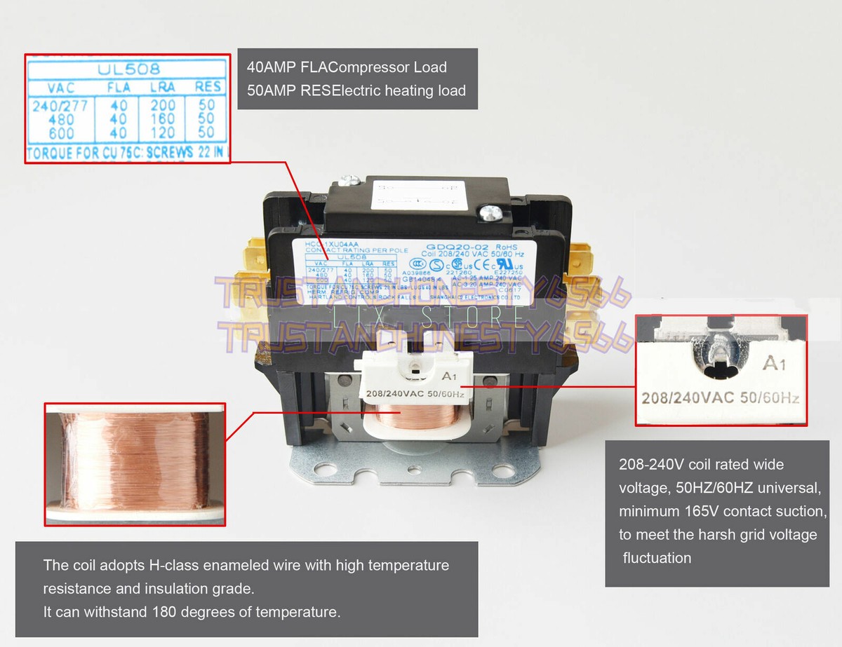1PC Replacement Single Phase Bus Bar AC Contactor XMCK-30D 1PC Replacement Single Phase Bus Bar AC Contactor XMCK-30D