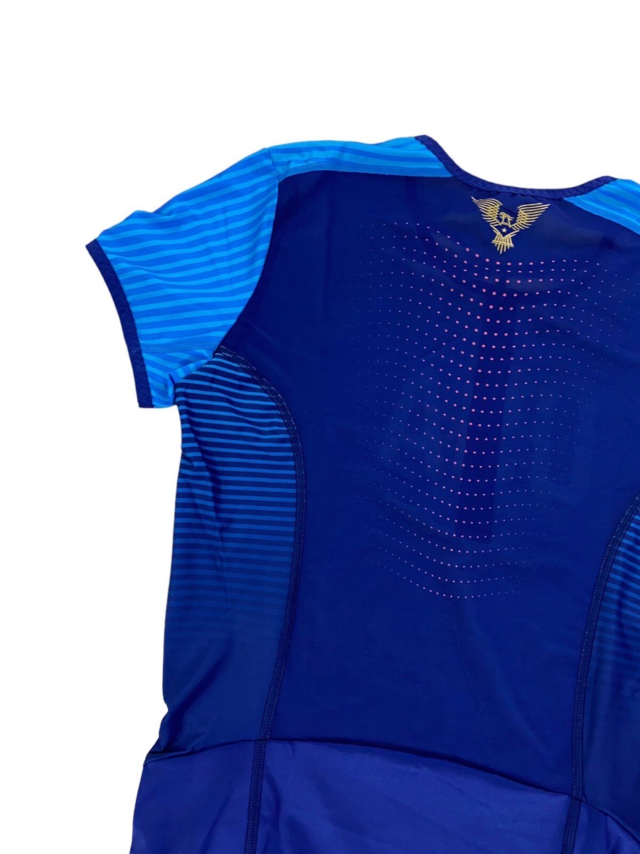 Nike Elite Pro USA Olympics Track Field Singlet Speed Suit Mens