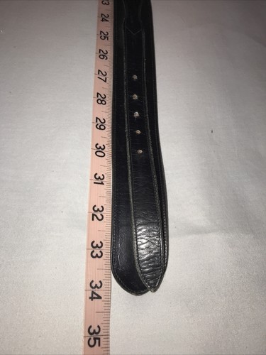 Cinturón Lucchese Hombre Talla 28 Negro Cuero Tocado a Mano Vaquero Occidental BL 820 - Imagen 9 de 12