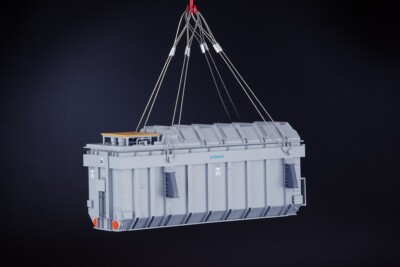 Siemens Heavy Transformer Load with Lifting Cables - IMC 1:50 Scale #33-0174 New