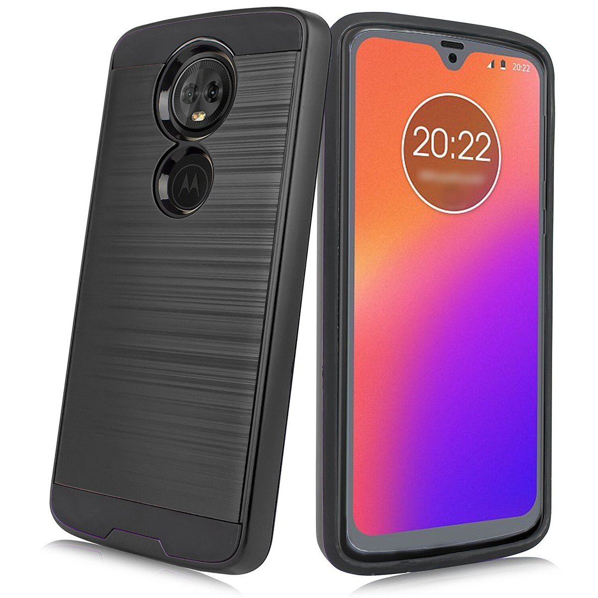 Cover con Corda per Motorola Moto G7 Power catena metallo