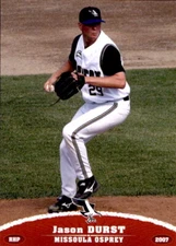 2007 Missoula Osprey Grandstand #10 Jason Durst Apopka Florida FL Baseball Card