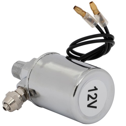 Electroválvula plateada 200 PSI para compresor de tanque de aire de bocina de tren tubo de aire de 1/4" - Imagen 11 de 12