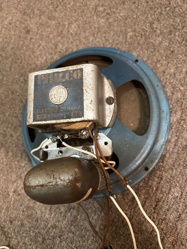 Vintage PHILCO Electro Dynamic 10" Speaker Woofer Driver Electrodynamic - Picture 9 of 13