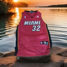 Miami Heat - Shaquille O'Neal Adidas - Vintage NBA Jersey Youth Medium 