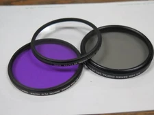 USED - XIT Pro Series Digital 58mm Filter Set with Case - UV, CPL, FL-D