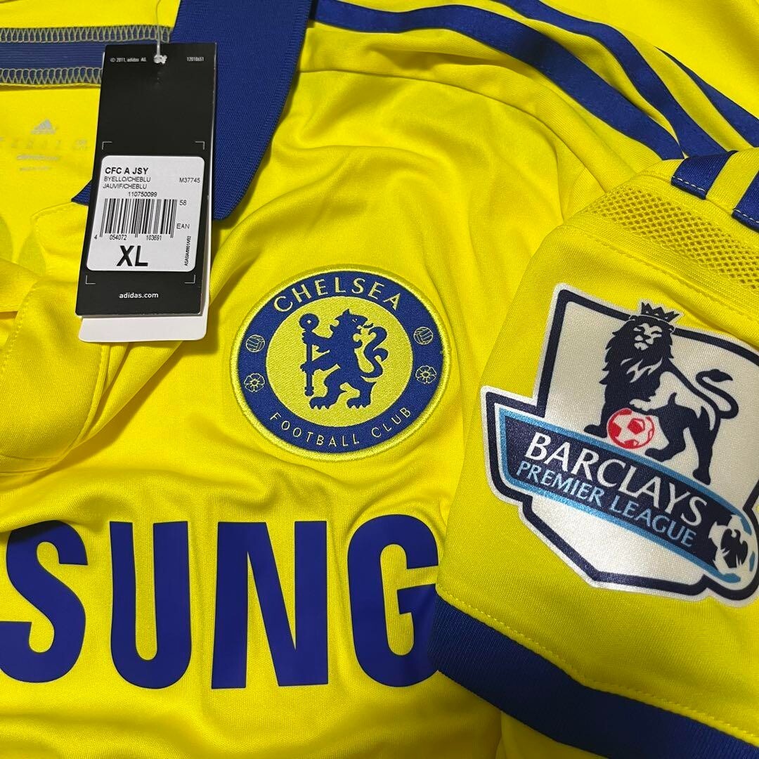NEW NWT Drogba 11 XL Chelsea FC 2014 15 Away Football Shirt Jersey