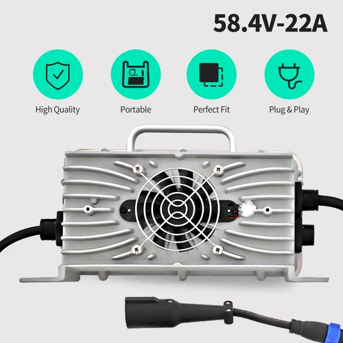 58.4V 22A Golf Cart Lithium Battery Charger For EZGO Club Car Electic Golf Cart - Picture 12 of 14