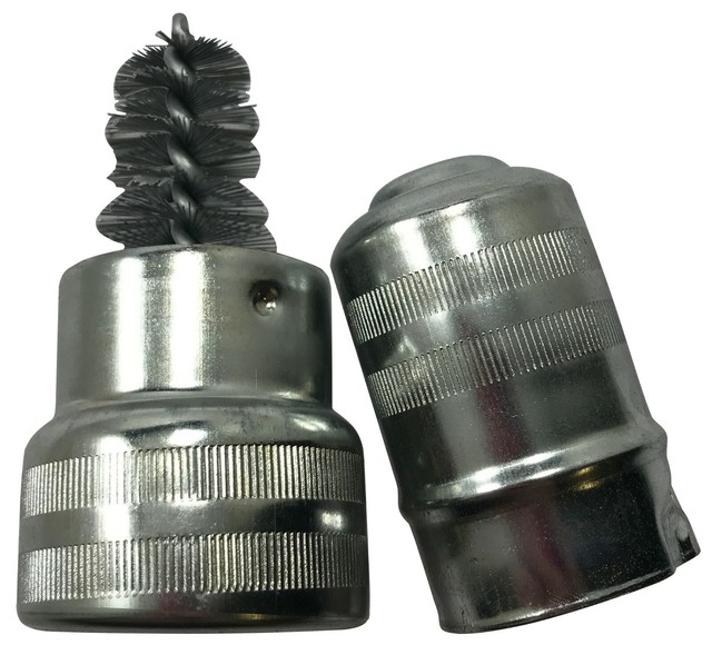 2 Pack Metal Wire Battery Terminal & Post Cable Cleaner Pipe Brush Tool