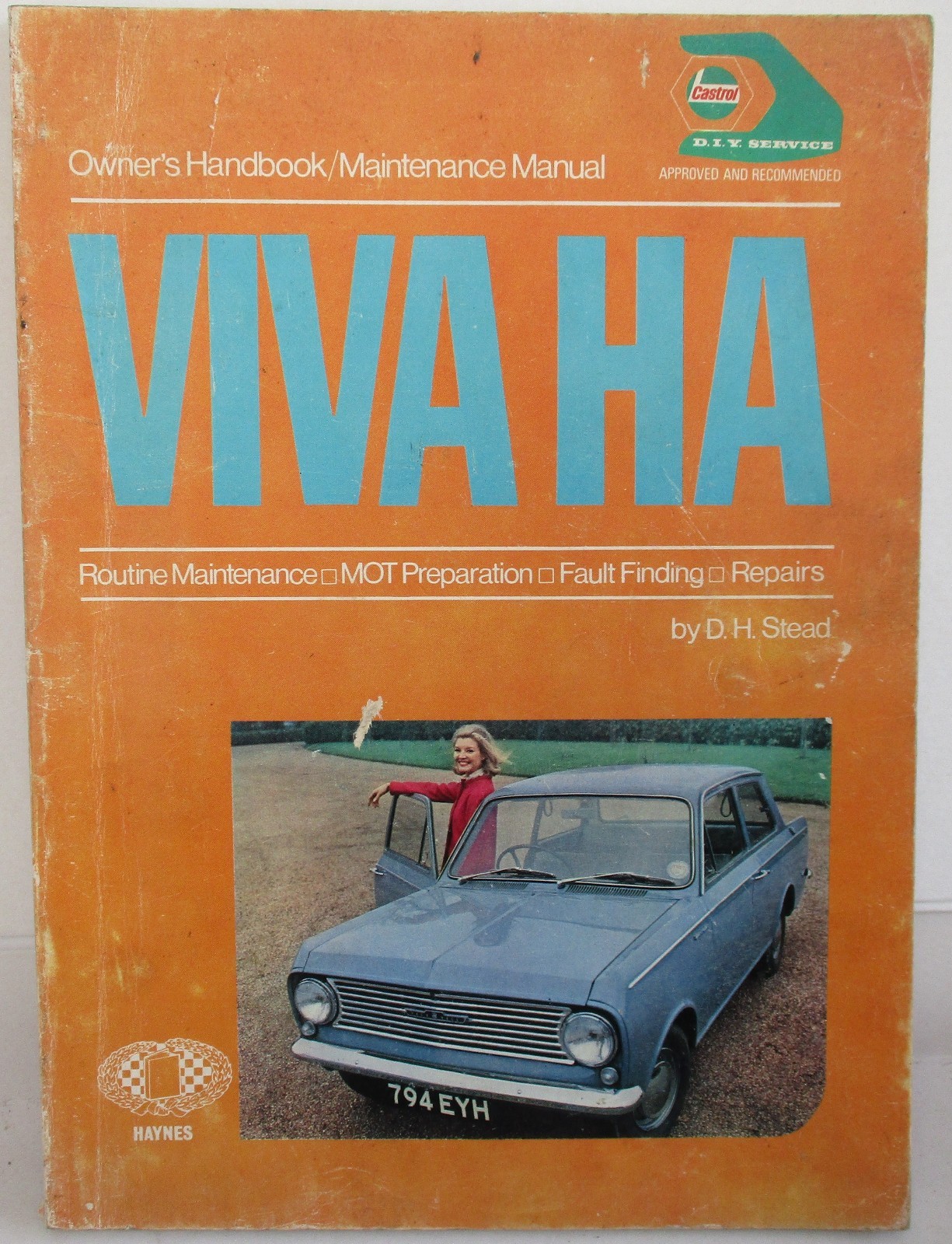 Details about Haynes Vauxhall Viva HA 1963-1966 Genuine Owners Handbook/Maintenance  Manual VG