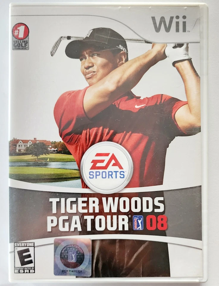 Wii Tiger Woods PGA Tour w/Manual 2007 Nintendo Complete Video Game Sport ELEC - Image 2 of 3