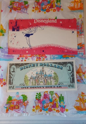 Disney Dollar One $1 1987 Rare 1st Series Mickey “Disneyland Mistake” Single A - Picture 3 of 9