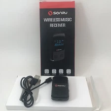 Sonru Bluetooth Wireless Music Receiver Btw 5.0 Hands free Aux-Out Port 10h Life