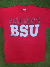 90s Ball State Cardinals - Vintage College T-Shirt (Medium)