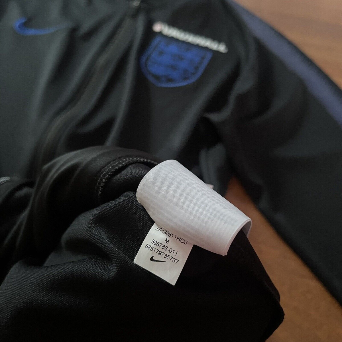 ENGLAND NIKE 2018 FOOTBALL TRAINING SOCCER FULL ZIP TRACK