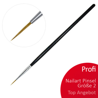 Profi Nailart Nageldesign PINSEL Gr.2 Fineliner Nageldesign Nail Naildesign