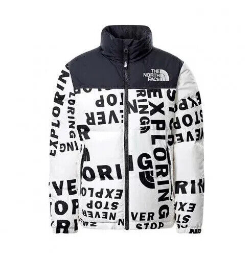 The North Face Nuptse Puffer Jacket Youth Retro 1996 Print The North Face Nuptse Puffer Jacket Youth Retro 1996 Print