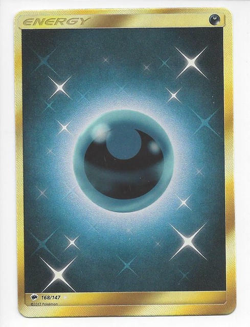 Pokemon Burning Shadows Secret Rare Dark Energy Holo Card 168 147 Near 