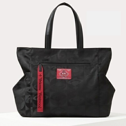 Vivienne Westwood Tote Bag Checker ORB Black from Japan | eBay