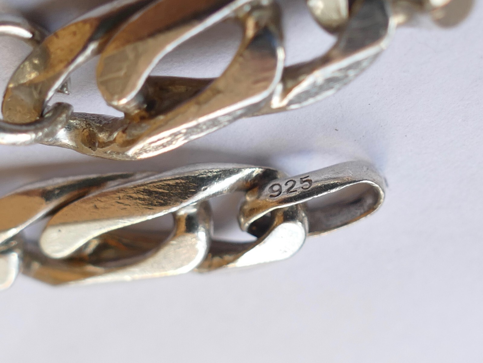 Bracelet simple, timeless 925 silver solid vintag… - image 3