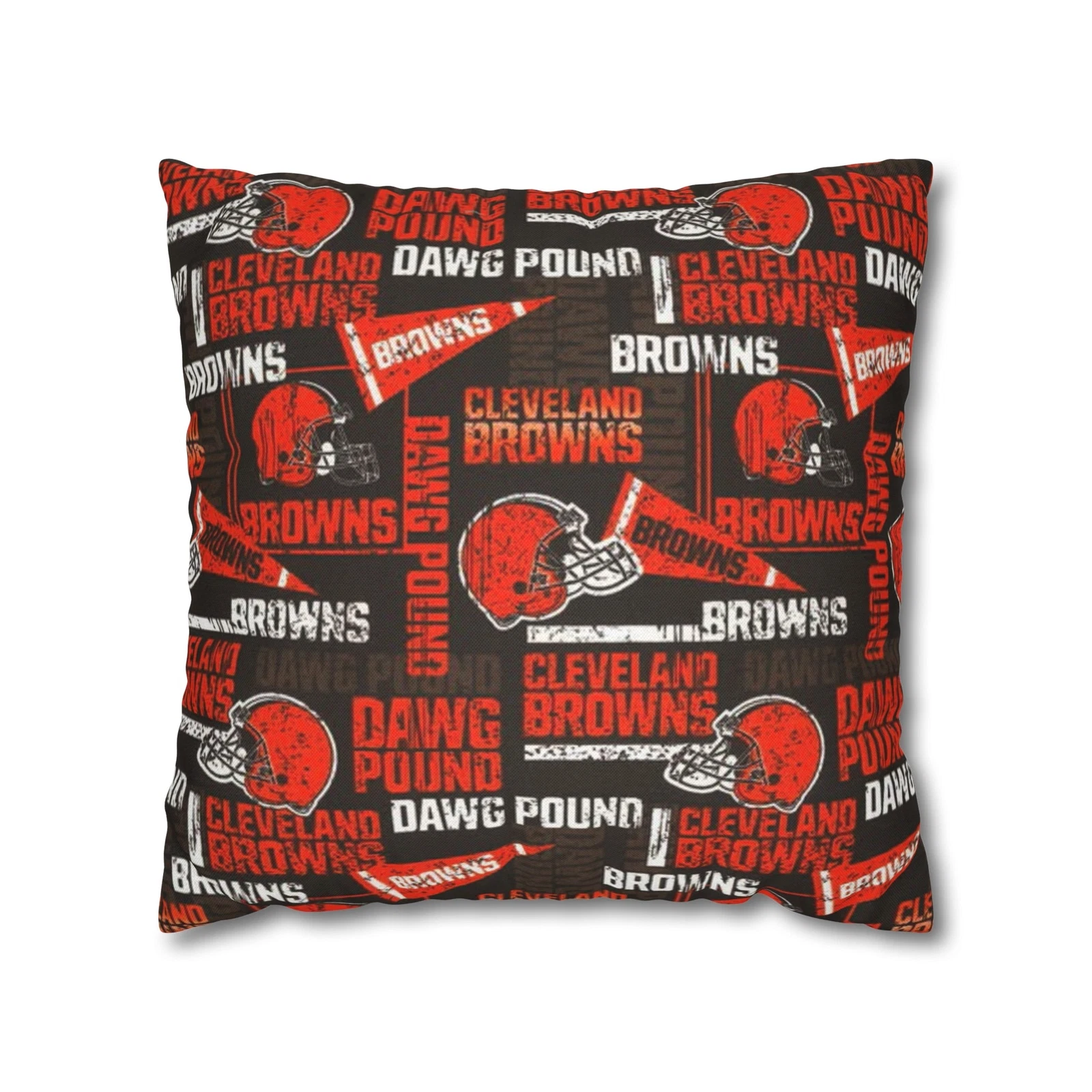 Cleveland Browns Spun Square Pillow Cover
