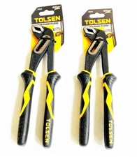 2 TOLSEN 10" PROFESSIONAL INDUSTRIAL WATER PUMP GROOVE JOINT PLIERS CRV #10029